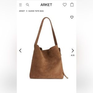 ARKET Suede Tote Bag - SOLD on Vestiaire